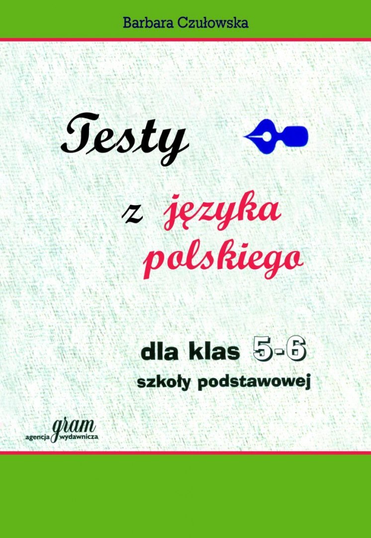 Testy Z Języka Polskiego Dla Kl. 5-6 GRAM - EDUKAMP.PL Autko Na ...